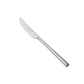 Flame, Stainless Steel Dessert Knife, Silver