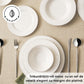 Lexi Platinum, 56 Piece New Generation Bone Dinner Set for 12 People