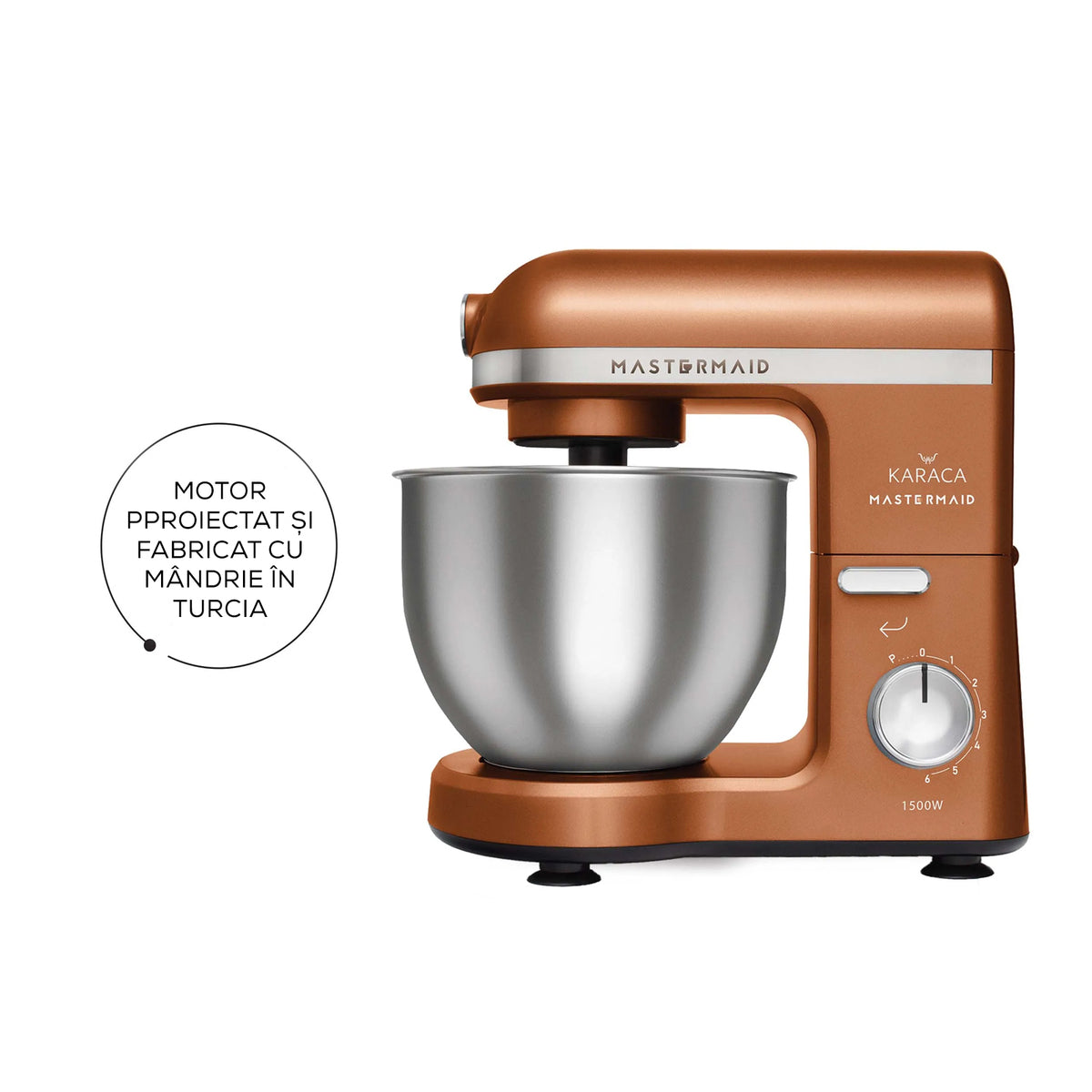 Mastermaid Chef, Mixer cu Suport, Bronzy, 1500W, 5 LT