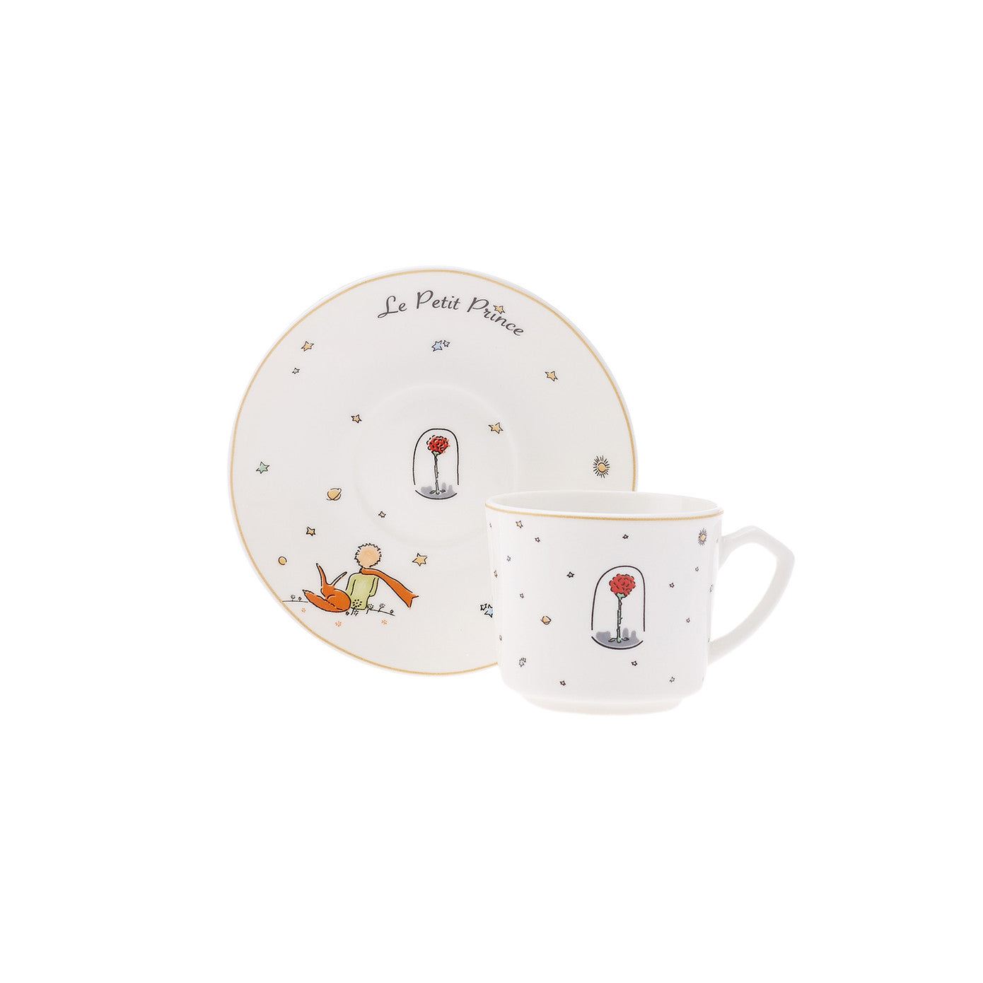 Little Prince, 12 Piese, Set cești de Cafea Turcească pentru 6 persoane, 80ML, Multi