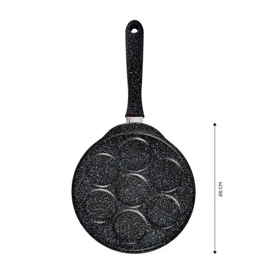 Karaca Love of Kitchen Biogranite Pancake Pan, 26 cm, Grey