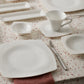 Fine Pearl Roma, 26 Piece Breakfast Serveware Set for 6 People, White