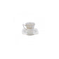 Autumn, 12 Piece Porcelain Espresso Turkish Coffee Cup Set for 6 People, 85ML, Gold White