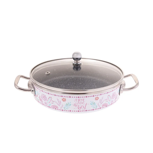 Levin, Glazed Shallow Frying Pan, 20cm