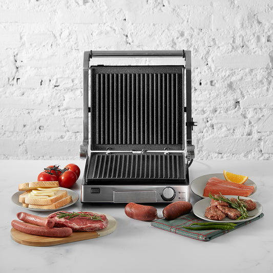 Grill and Toaster, Inox, 2000W