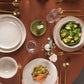 Aria Beige Reactive, 24 Piece Dinner Set for 6 People, Beige