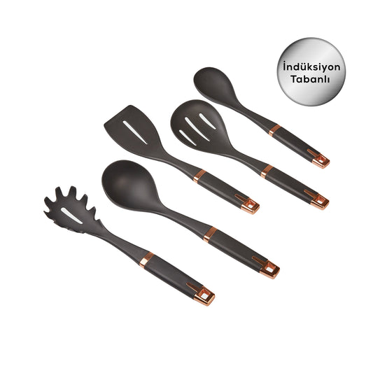 Karaca Biogranit Blackgold New Induction Base 13 Piece Pan Set Non-toxic