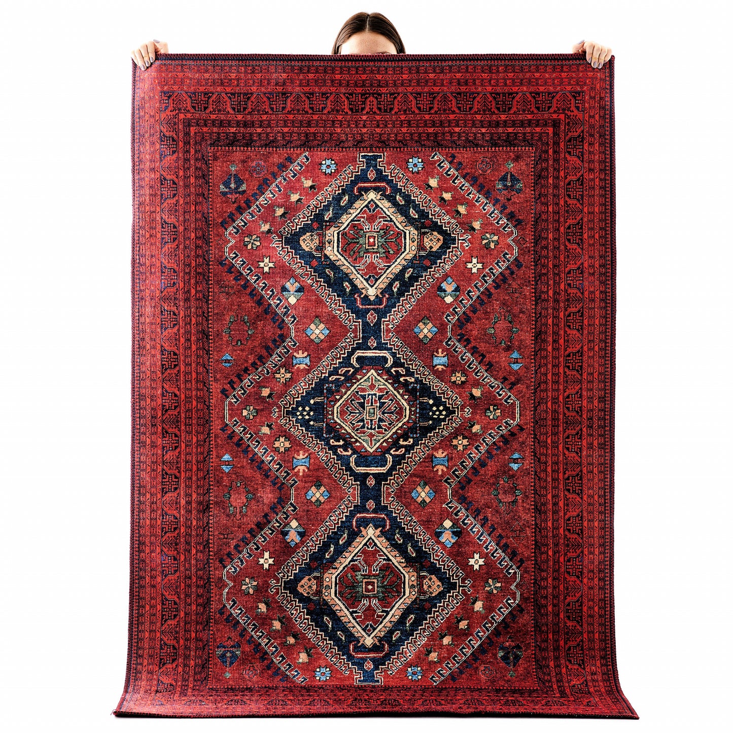 Kaşmir Halı Covor de Arta decorativă Turkmen Shiraz 120x180 cm