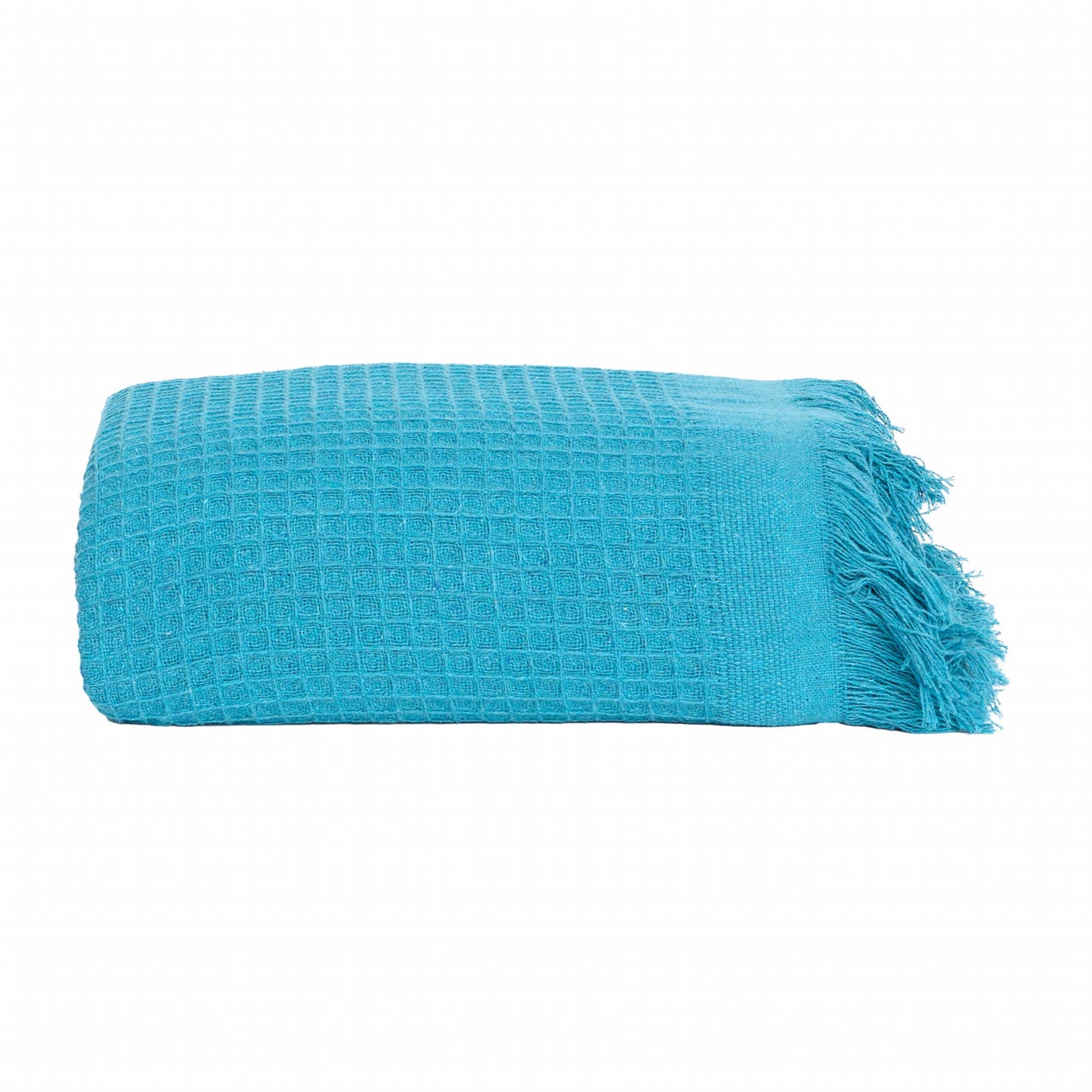 Karaca Home Coloro Turquoise Double Waffle Pike