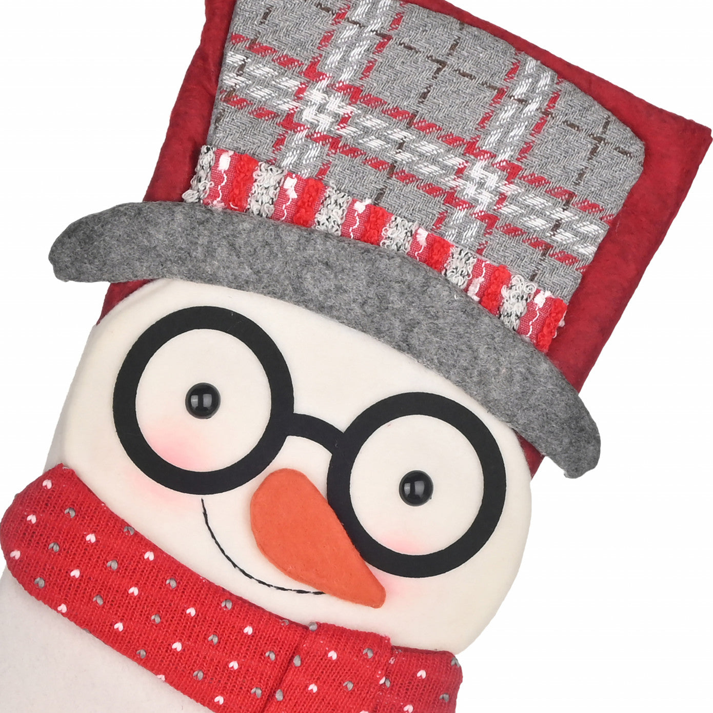 NY23 SNOWMAN YILBAŞI HEDİYE ÇORABI 48CM