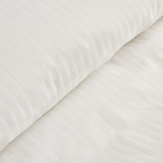 Uniq, 100% Cotton Duvet Cover Set, Single, White