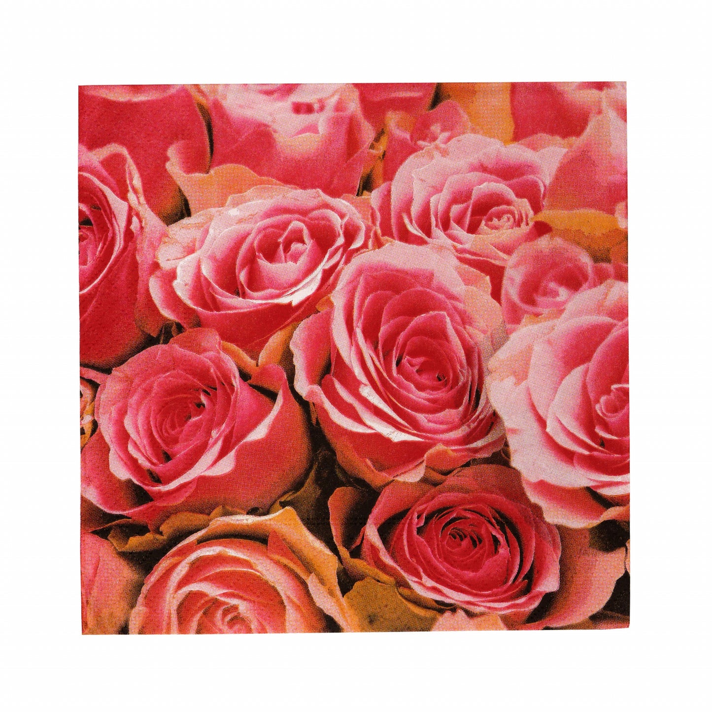 Pink Rose, 20 Piece Paper Napkin