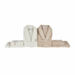 Cecilia, 6 Piece Family Bathroom Set, White Beige