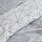 Colby, 100% Turkish Cotton Duvet Cover Set, Single, Grey