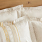 Keira, 100% Turkish Cotton Duvet Cover Set, Double, Beige