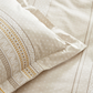 Keira, 100% Turkish Cotton Duvet Cover Set, Single, Beige