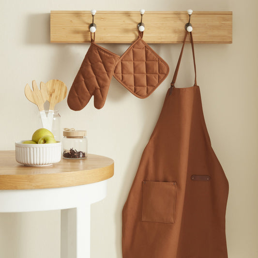 Lisa, Kitchen Apron, 61cm, Terracotta