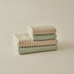 Morina, 4 Piece Towel Set, Mint Beige