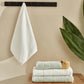 Elna, 4 Piece Towel Set, Mint Offwhite