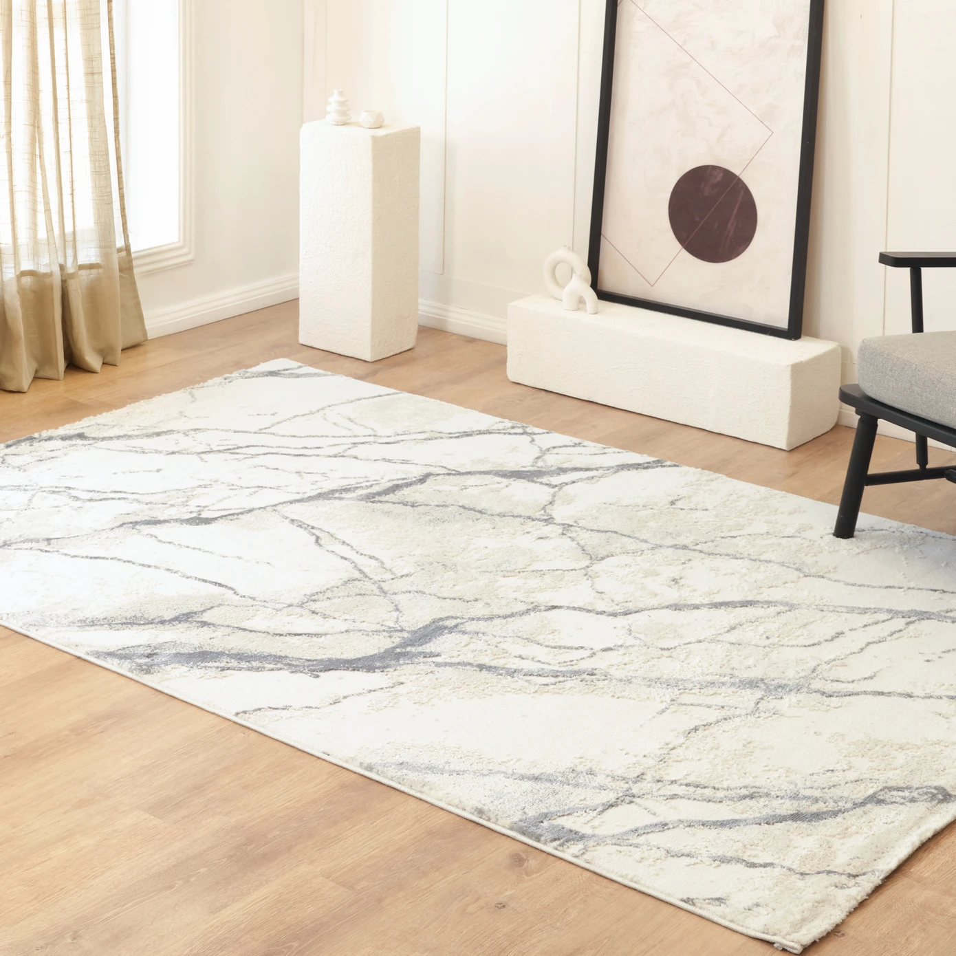 7/24 Sahara Blanca, Rug, 160x230cm, Grey