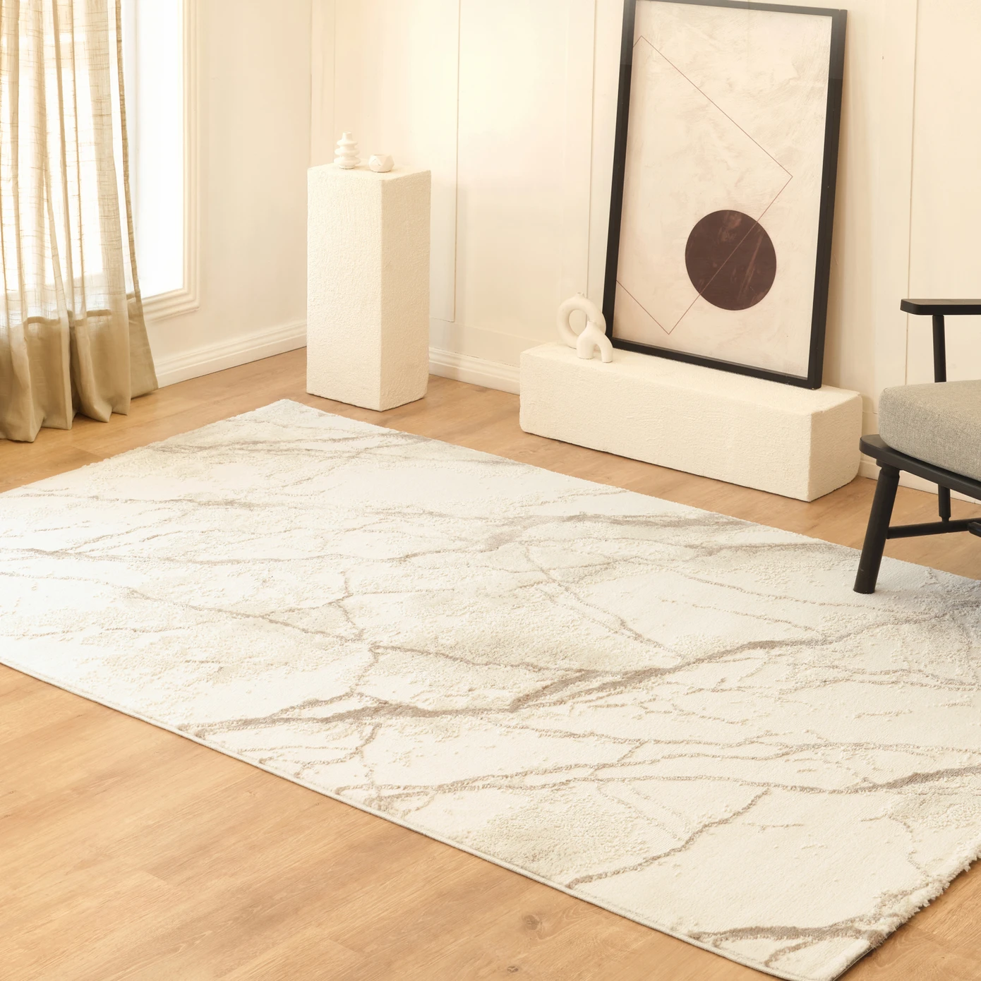 7/24 Sahara Blanca, Rug, 200x290cm, Beige