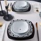 Monochrome, 24 Piese, Set de Vesela Pentru 6 persoane