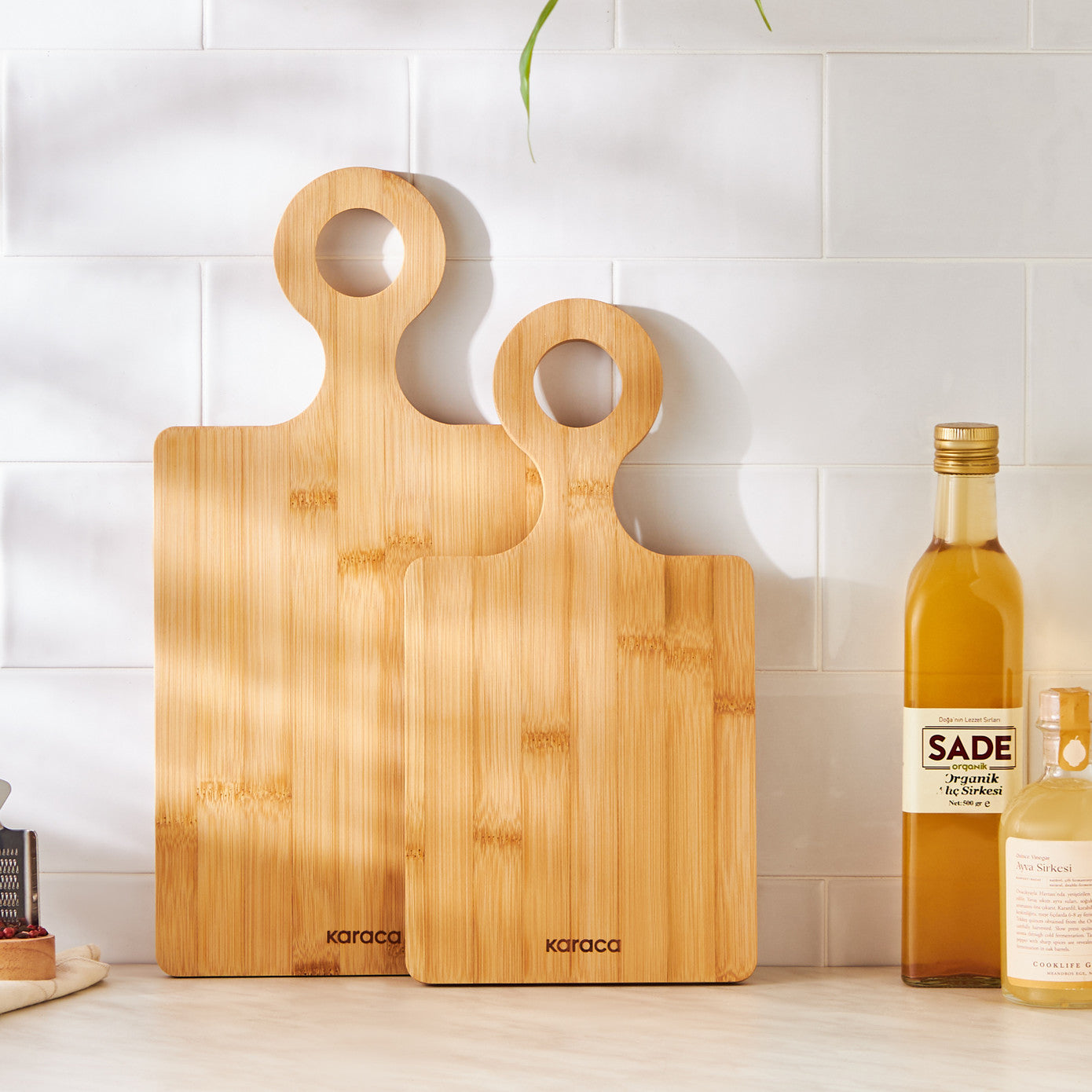 Karaca Dara 2 Piece Bamboo Chopping Board