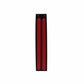 Wave,  2 Piece Candle, 23cm, Red