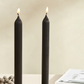 Wave, 2 Piece Candle, 23cm, Black