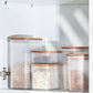 Massimo, Storage Container, Transparent Brown