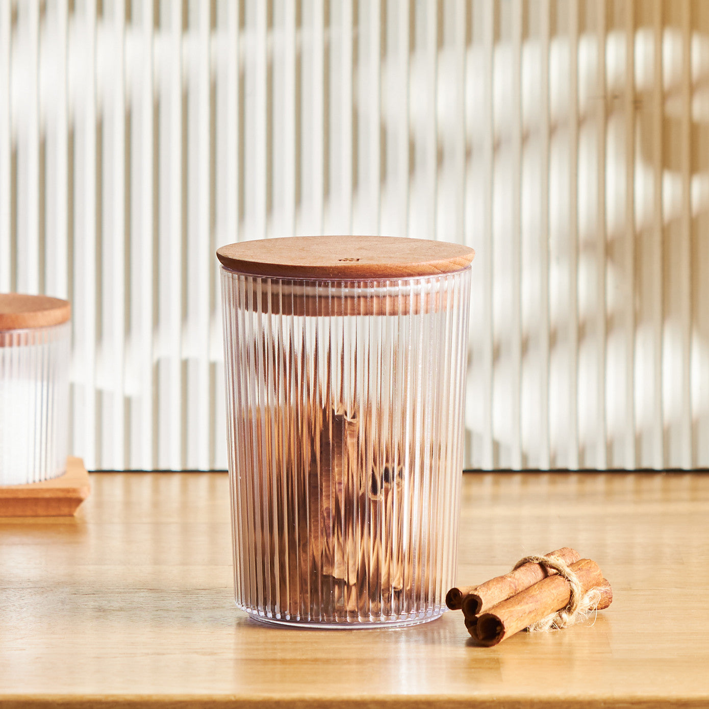 Massimo, Storage Container, Transparent Brown