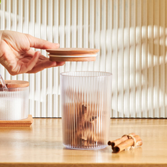 Massimo, Storage Container, Transparent Brown