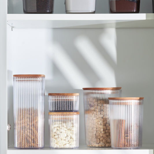 Massimo, Storage Container, Transparent Brown