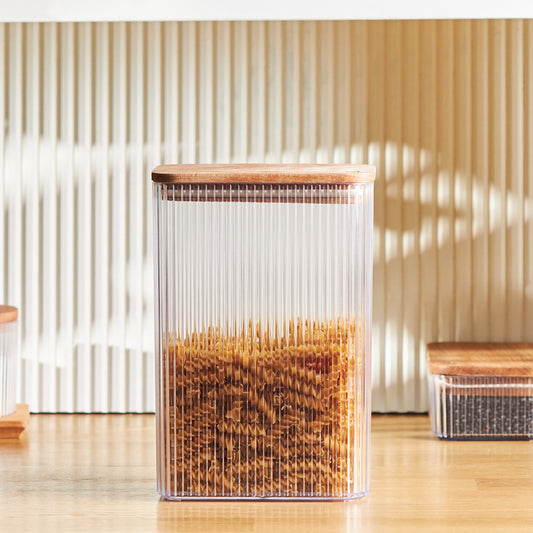 Massimo, Storage Container, Transparent Brown