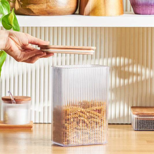 Massimo, Storage Container, Transparent Brown