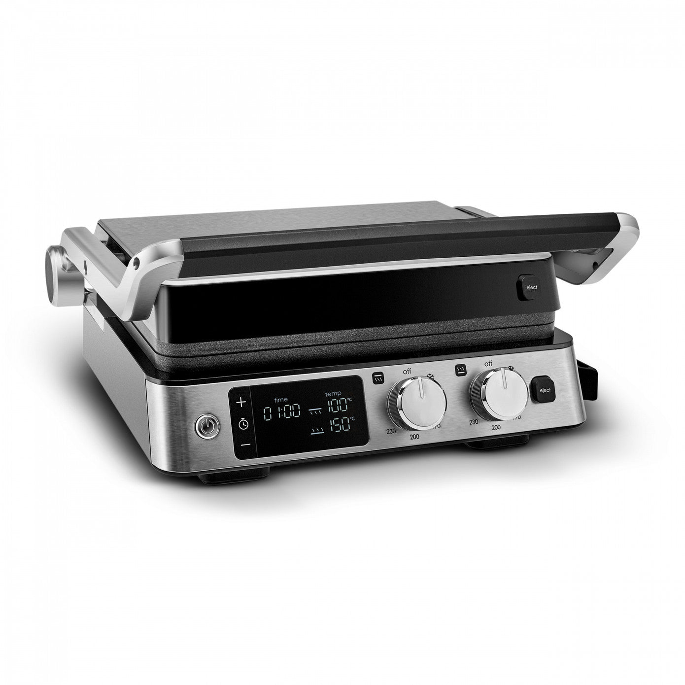 Compact, Grill and Toaster, Inox, 2000W