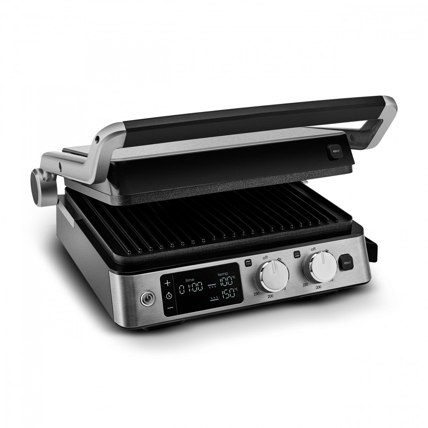 Compact, Grill and Toaster, Inox, 2000W