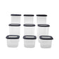 Rise, 9 Piece Storage Container Set, Anthratice