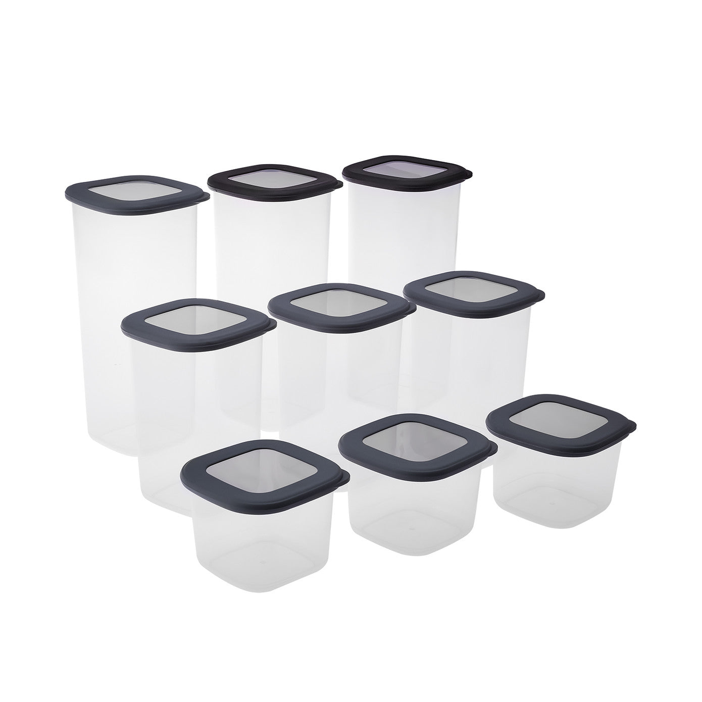 Rise, 9 Piese, Set Container de Depozitare, Antratice