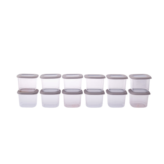 Forbs, 12 Piece Storage Container Set, 500ML, Cream