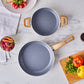 Swiss Crystal, 2 Piece Pan Set, Creamy