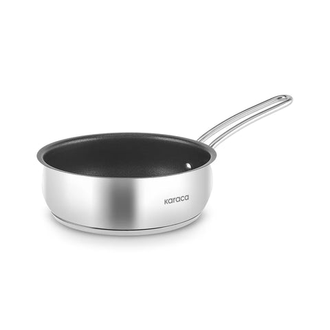 Emirgan, Stainless Frying Pan, 22cm, Induction, Silver