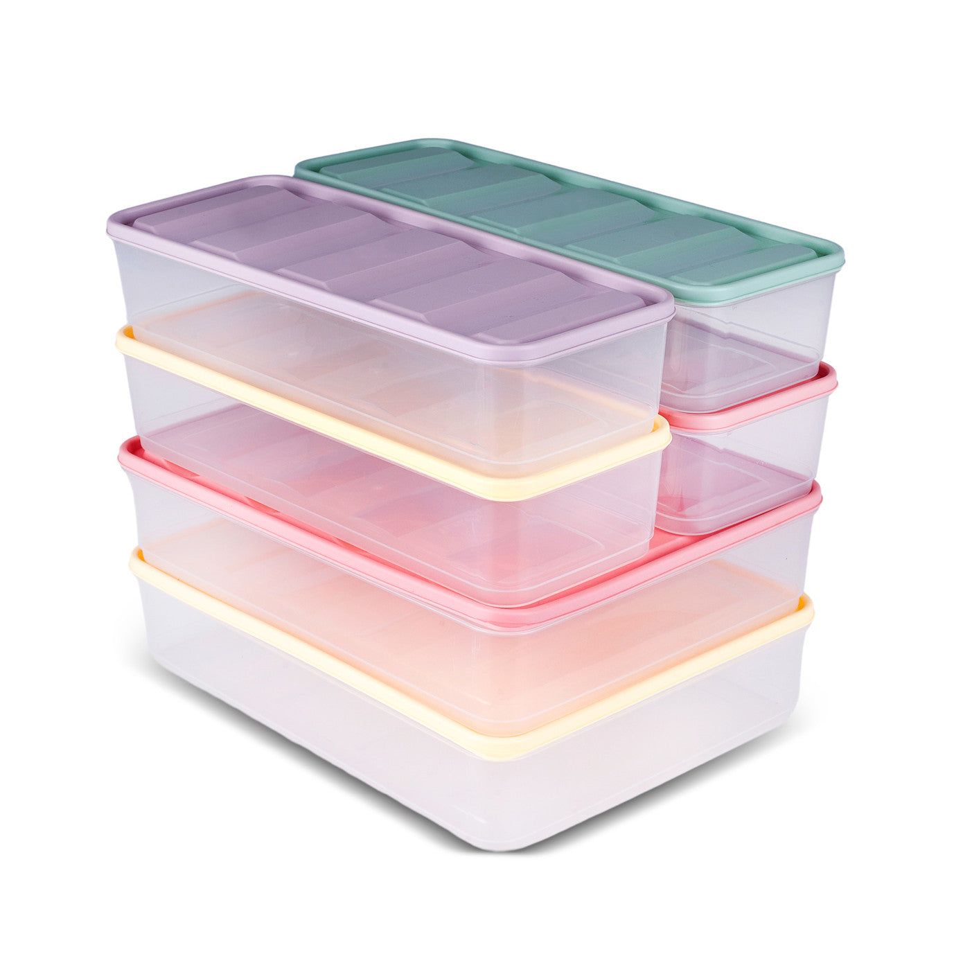 Stella, 6 Piece Freezer Storage Container Set, Multi