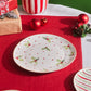 New Year Kokina Red Dot, New Generation Bone Dinner Plate, 27cm, Multi