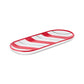 New Year Christmas Candy, Stripe Serving Platter, 28cm, Red