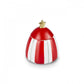 New Year Christmas Candy, Container de Depozitare, 14cm, Roşu