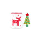 New Year Reindeer, Mug, 300ML, Multi