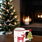 New Year Reindeer, Mug, 300ML, Multi