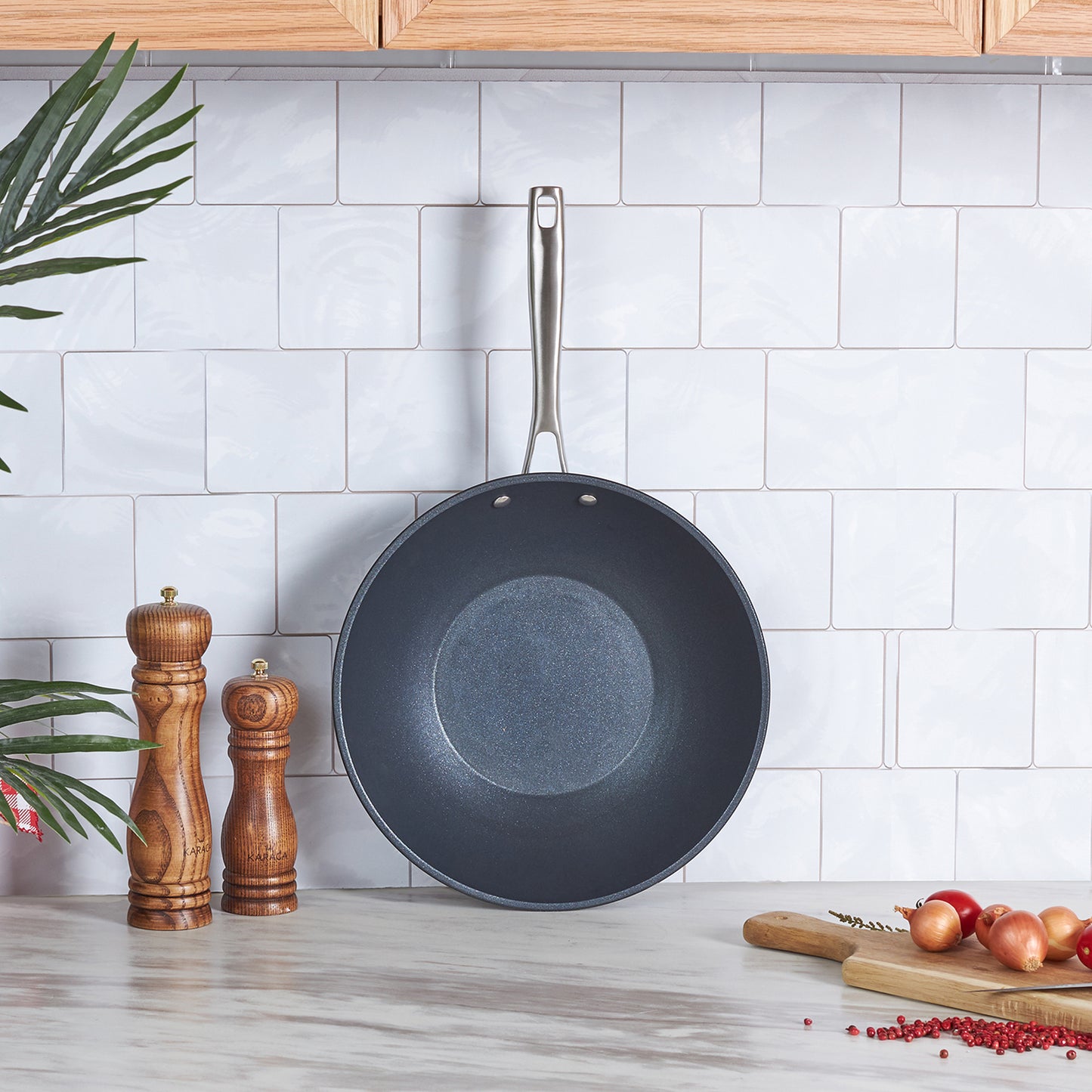 Karaca Diamond Pro Wok Pan 28 cm 28 Lt