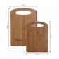 Stark, 2 Piece Bamboo Chopping Board Set, Wood